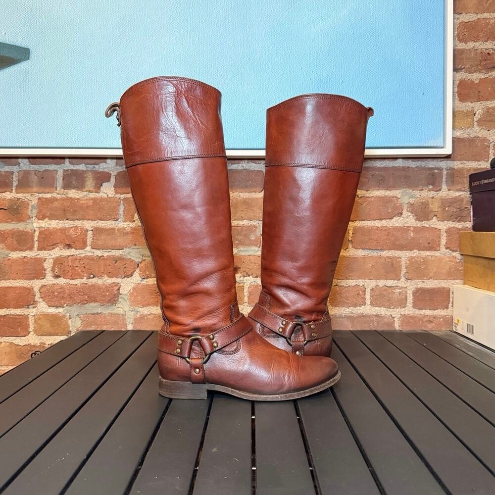 Frye Phillip Tall Harness Boot